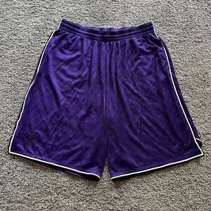 Nike Kobe Bryant Basketball Shorts Purple Black Mamba Lakers Geometric Mens 3XL
